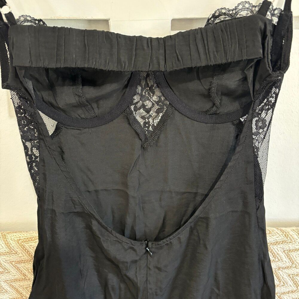 NEW Princess Polly Passion Mini Dress Black Size 2 - Picture 9 of 12